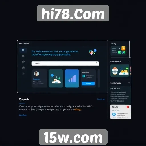 Análise da interface do usuário do site hi78.Com